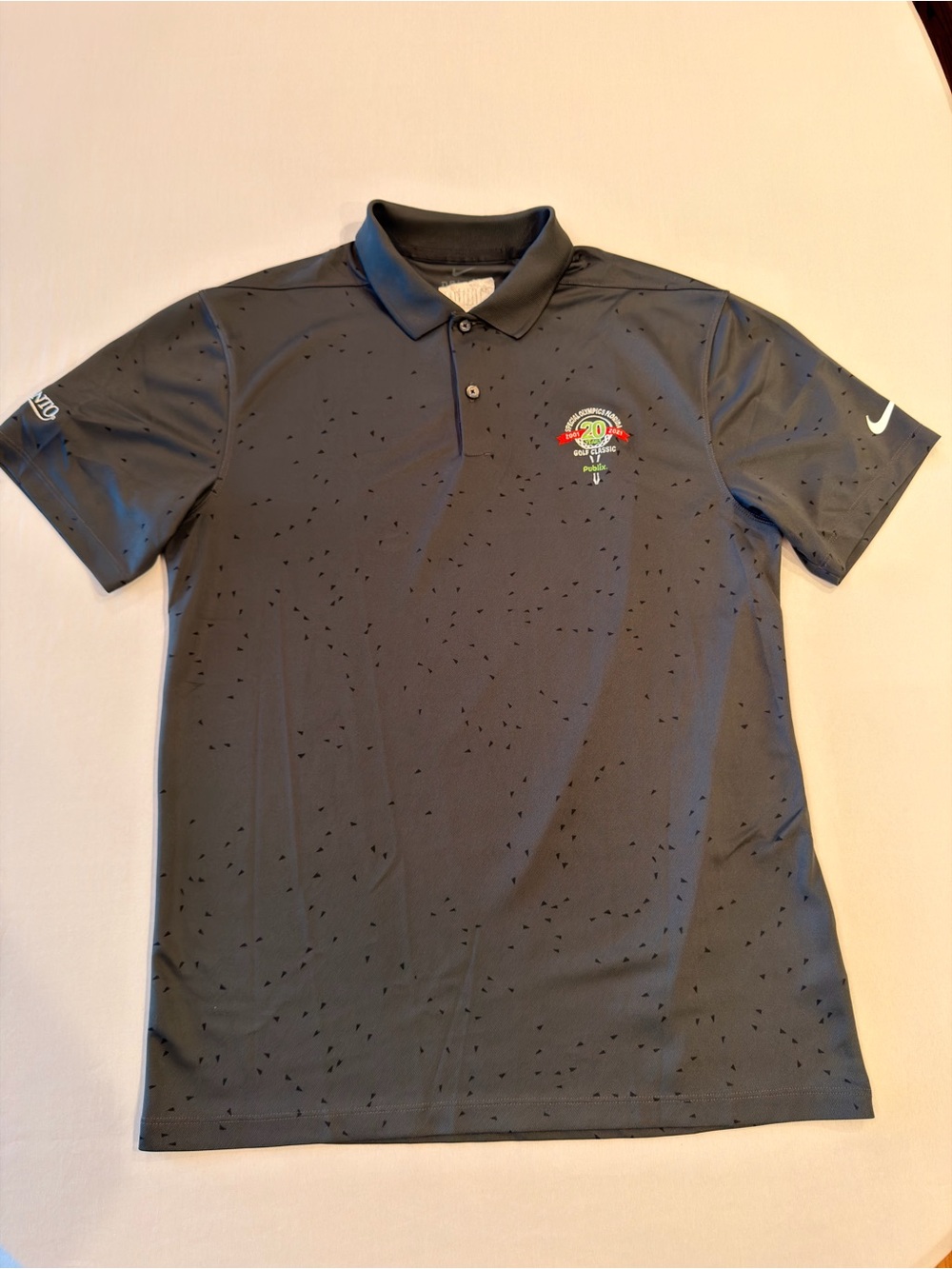 Nike Dri-FIT Golf Polo Special Olympics Florida Golf Classic Grey S
